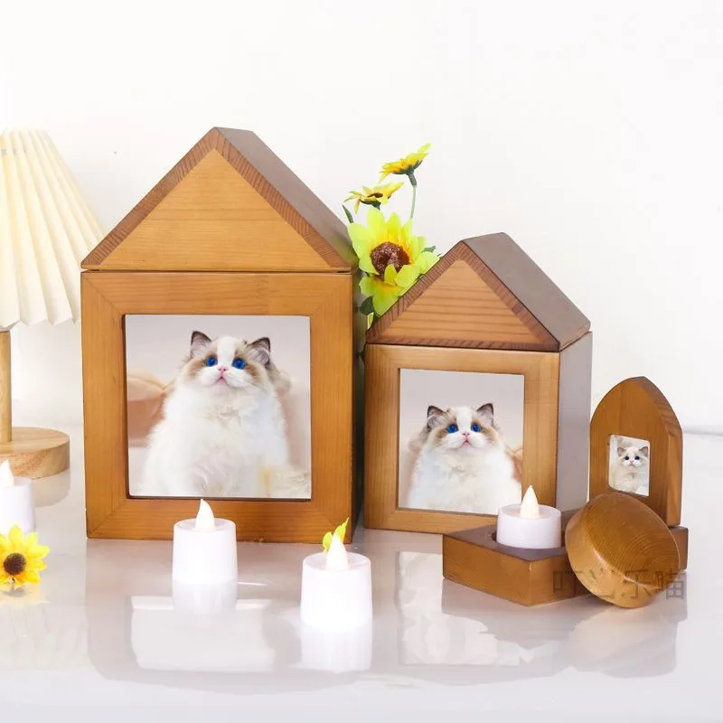 Solid Wood Pet Urn Cat Dog Coffin Fur Children Pet Insect-Proof Wooden Memorial Table Photo Frame Pet Supplies Urn
Solid Wood Pet Urn Cat Dog Coffin Fur Children Pet Insect-Proof Wooden Memorial Table Photo Frame Pet Supplies Urn