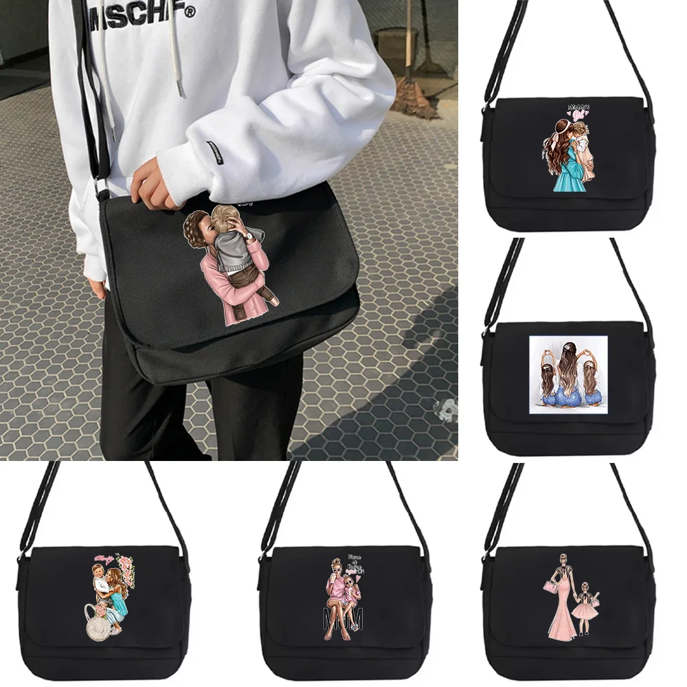 Women's School Messenger Bags Women Shoulder Ladies Mom Print Designer Handbag Large Capacity Casual Canvas Shoulder Female Bags
Women's School Messenger Bags Women Shoulder Ladies Mom Print Designer Handbag Large Capacity Casual Canvas Shoulder Female Bags