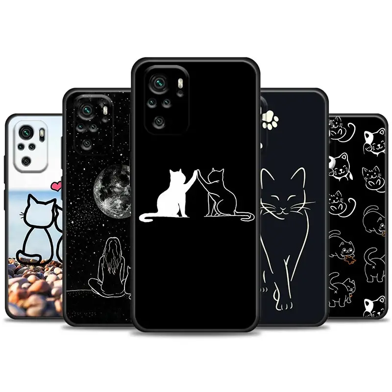 Funny Cute Cat Line Art Phone Case For Xiaomi Redmi Note 11 10 9 8 Pro 9S 8A 10S 11S Soft Cover For Redmi Note 8Pro 10Pro Fundas 
Funny Cute Cat Line Art Phone Case For Xiaomi Redmi Note 11 10 9 8 Pro 9S 8A 10S 11S Soft Cover For Redmi Note 8Pro 10Pro Fundas