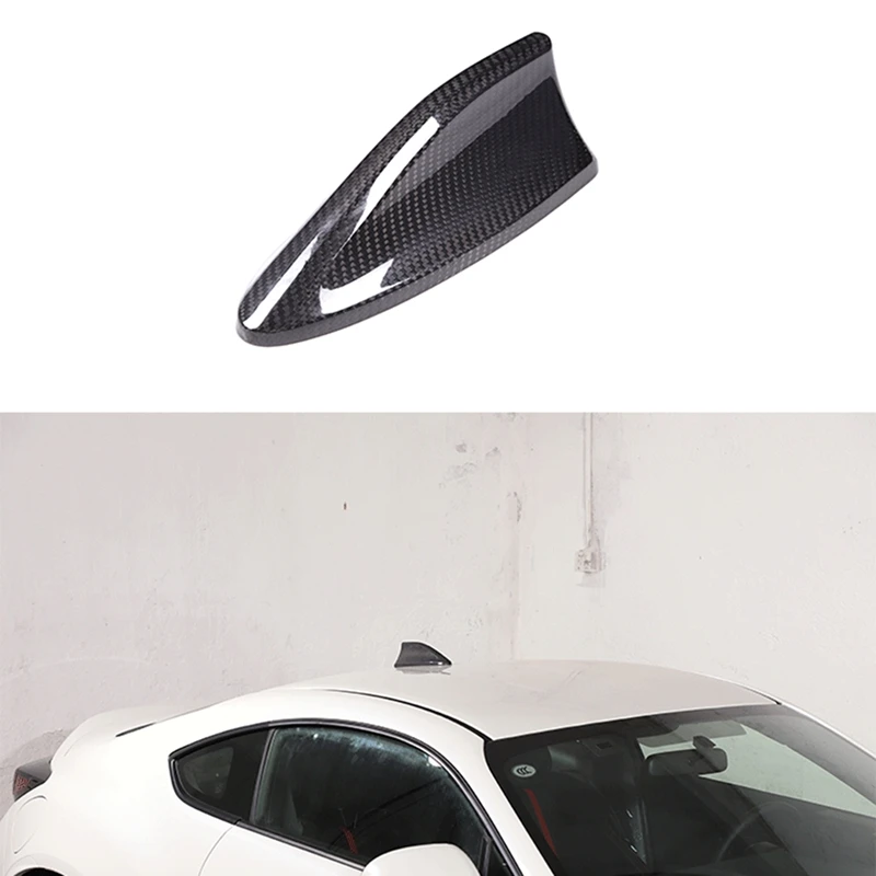 

For Subaru BRZ Toyota 86 2022 Real Carbon Fiber Car Roof Antenna Cover Shark Fin Trim External Styling