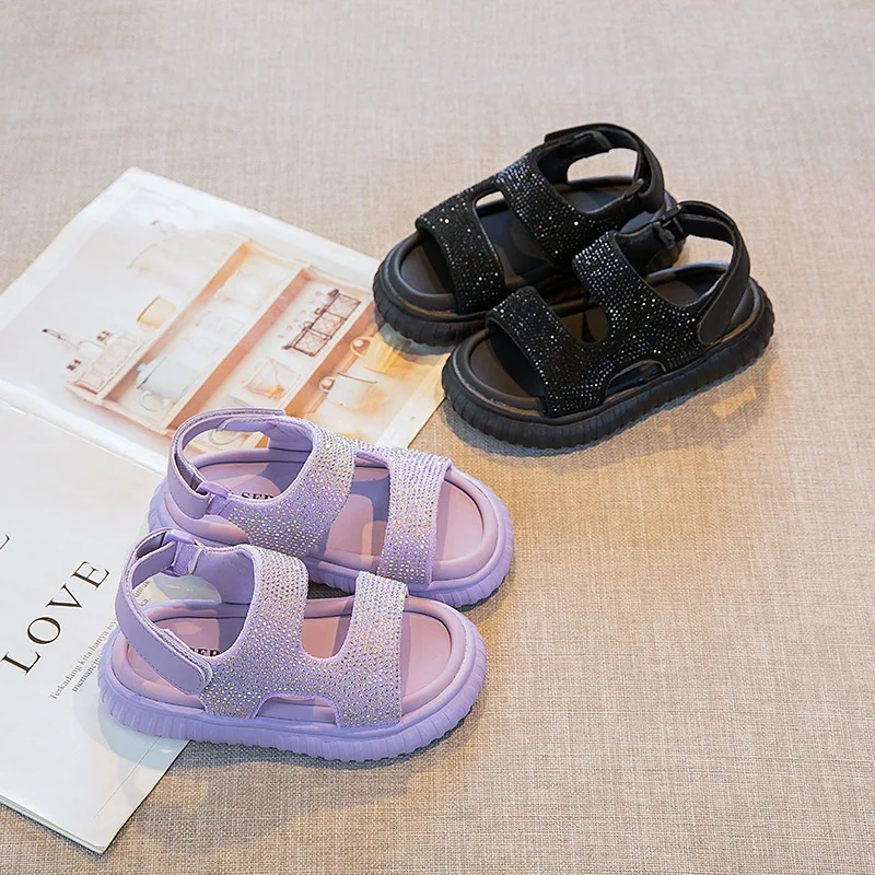 Girls' Sandals 2024 Korean Version of The Summer New Children's Shoes Burst Little Girl Shining Princess Shoes
Girls' Sandals 2024 Korean Version of The Summer New Children's Shoes Burst Little Girl Shining Princess Shoes