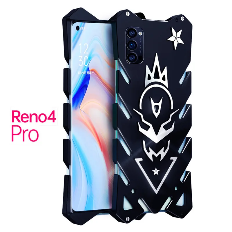 New Metal Steel Machinery For Oppo Reno 4 Pro Thor Heavy Duty Armor Aluminum For Oppo Reno 4 / Reno4 Pro CASE Cover
New Metal Steel Machinery For Oppo Reno 4 Pro Thor Heavy Duty Armor Aluminum For Oppo Reno 4 / Reno4 Pro CASE Cover