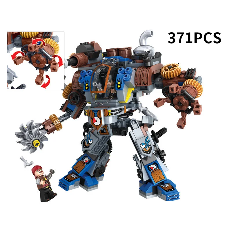 

Weile New Technology Era Waste Soil Tank Boy Puzzle Model Building Block Assembly Children's Toy Gift