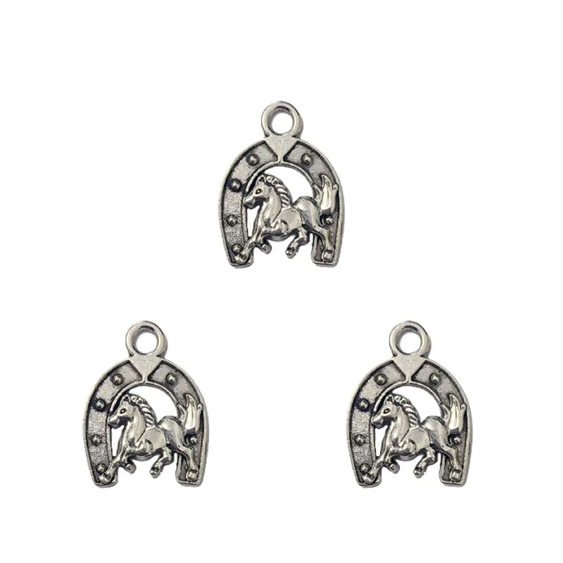 100pcs Charms Horse Horseshoe 23x18mm Tibetan Silver Color Pendants Antique Jewelry Making DIY Handmade Craft
100pcs Charms Horse Horseshoe 23x18mm Tibetan Silver Color Pendants Antique Jewelry Making DIY Handmade Craft