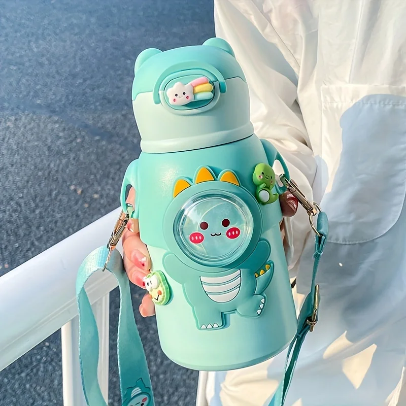 520ML Cartoon Dinosaur Vacuum Cup School Water Cup With Straw Student Cartoon Portable Stainless Steel Anti-fall Cup
520ML Cartoon Dinosaur Vacuum Cup School Water Cup With Straw Student Cartoon Portable Stainless Steel Anti-fall Cup