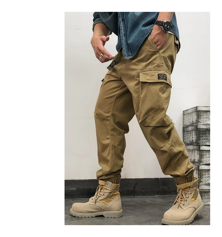 High Quality Cotton Military Joggers Men Streetwear Tactical Pants Fashion With Belt Cargo Pants Army Trousers Harajuku Clothes
High Quality Cotton Military Joggers Men Streetwear Tactical Pants Fashion With Belt Cargo Pants Army Trousers Harajuku Clothes