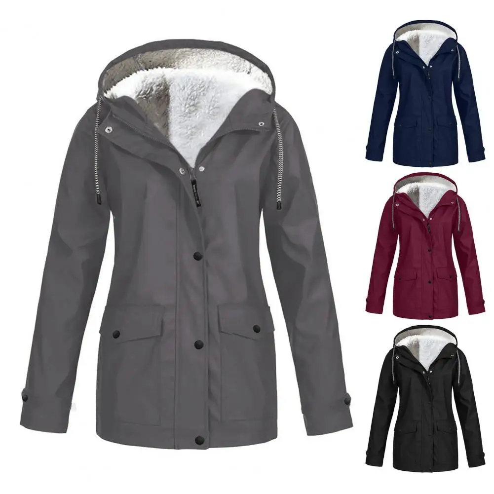 Autumn Winter Women Hiking Hoodie Solid Color Solid Color Hooded Jacket Sporty Solid Color Pockets Coat for Hiking
Autumn Winter Women Hiking Hoodie Solid Color Solid Color Hooded Jacket Sporty Solid Color Pockets Coat for Hiking