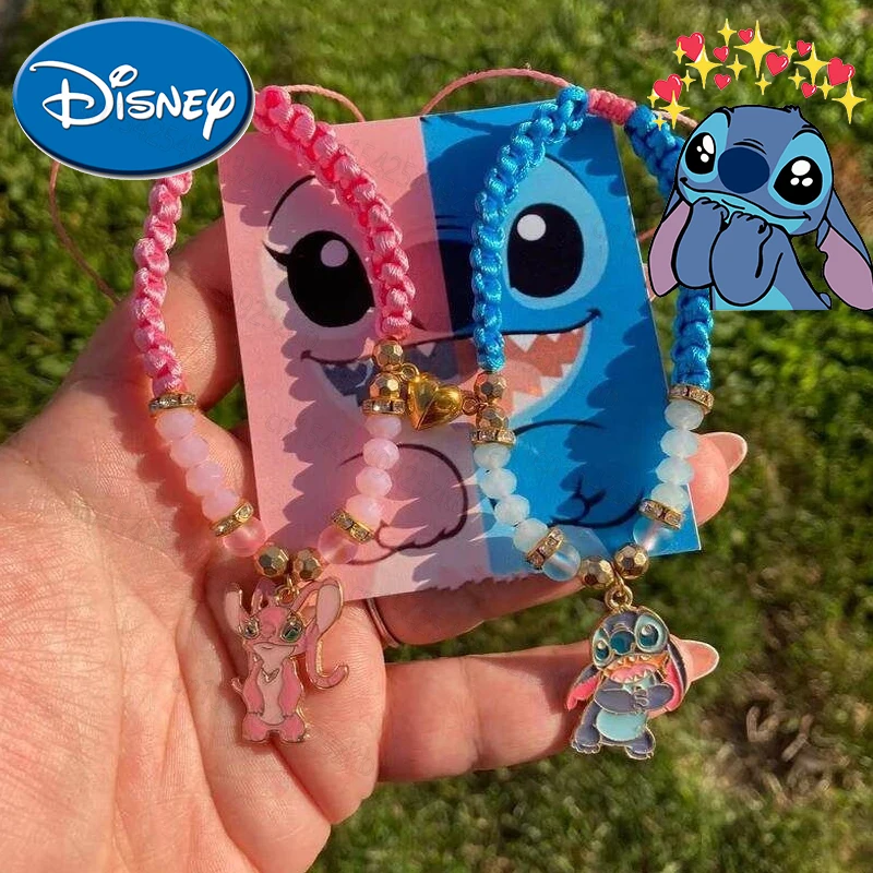 Disney Stitch Charms Bracelet Set Anime Figure Lilo&Stitch Cartoon Stich Love Magnet Rope Chain Wristband Kids Toy Birthday Gift
Disney Stitch Charms Bracelet Set Anime Figure Lilo&Stitch Cartoon Stich Love Magnet Rope Chain Wristband Kids Toy Birthday Gift