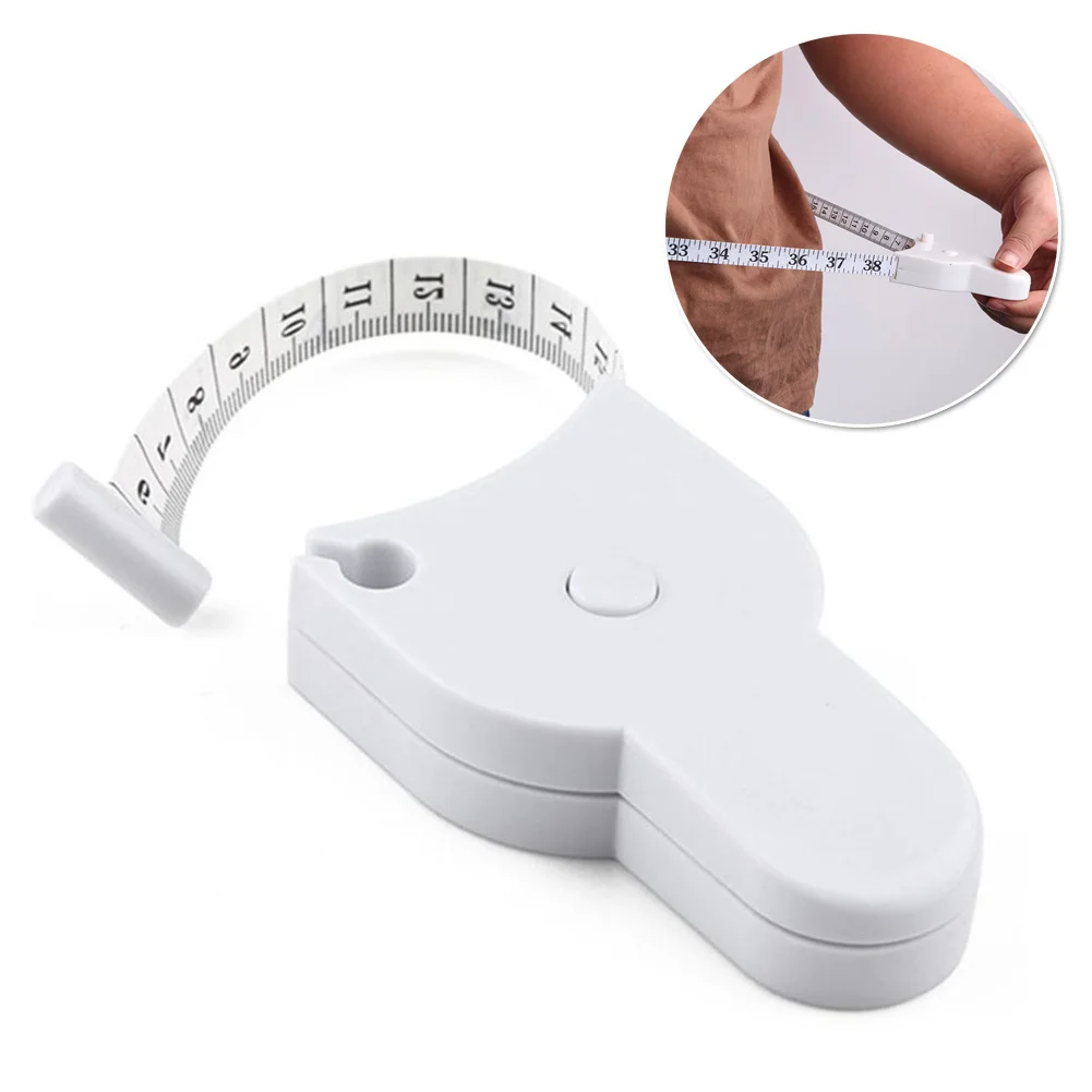 

150cm Body Fat Weight Loss Measure Caliper Measuring Tape Gauging Tool Retractable Ruler For Fitness Accurate Tools Use
