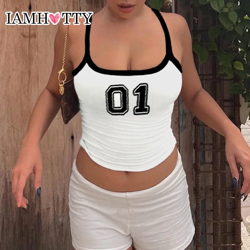 IAMHOTTY Digital Print Crop Top Women's Casual Basic Sleeveless Tops Retro Streetwear Slim-fitting Contrast Color Camis Sports
IAMHOTTY Digital Print Crop Top Women's Casual Basic Sleeveless Tops Retro Streetwear Slim-fitting Contrast Color Camis Sports