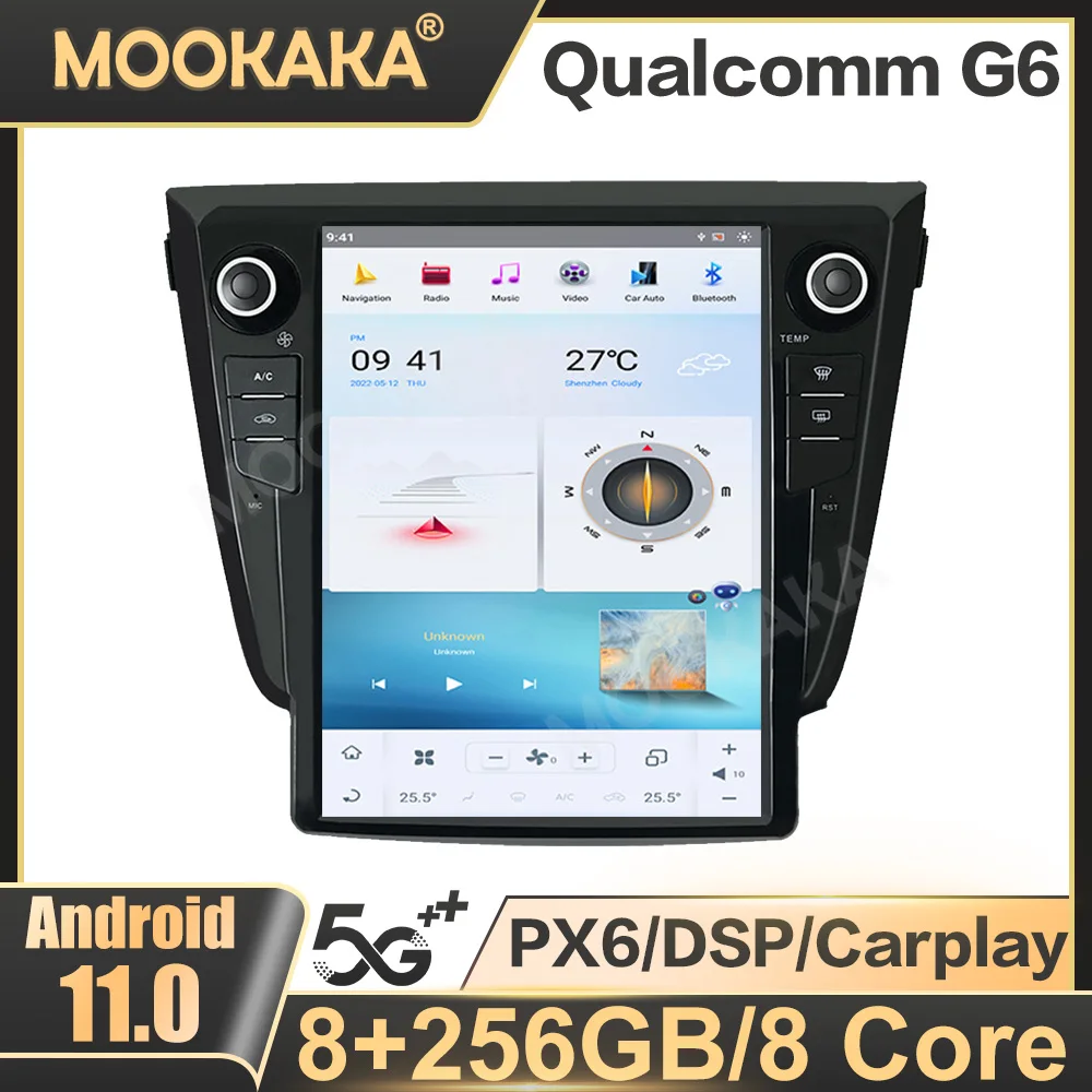 For NISSAN X-Trail 2014-2017 Car Radio Tesla Syle Multimedia Player GPS Navigation DSP Stereo Video Carplay Head Unit PX6
For NISSAN X-Trail 2014-2017 Car Radio Tesla Syle Multimedia Player GPS Navigation DSP Stereo Video Carplay Head Unit PX6