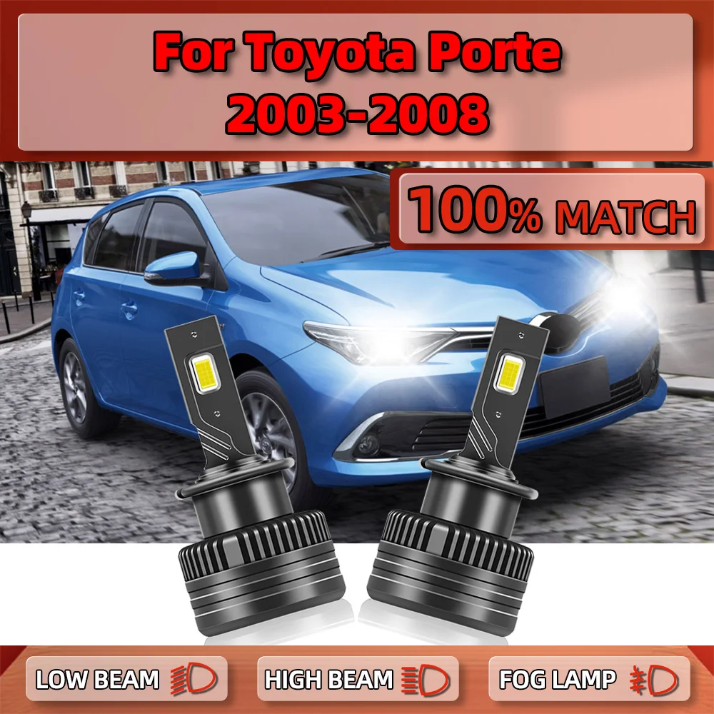 LED Car Headlight Bulbs 25000LM HID Xenon Lights 6000K White Auto Headlamp For Toyota Porte 2003 2004 2005 2006 2007 2008
LED Car Headlight Bulbs 25000LM HID Xenon Lights 6000K White Auto Headlamp For Toyota Porte 2003 2004 2005 2006 2007 2008