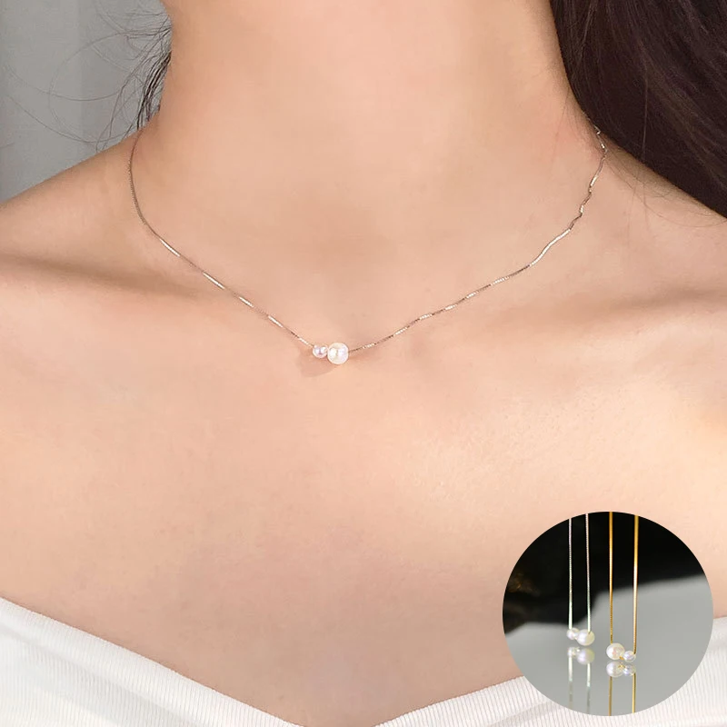 100% 925 Sterling Silver Pearl Geometric Necklace for Women Girl Fashion Mermaid Tears Design Jewelry Party Gift Dropshipping
100% 925 Sterling Silver Pearl Geometric Necklace for Women Girl Fashion Mermaid Tears Design Jewelry Party Gift Dropshipping