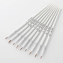 9pcs Miniature Detail Paint Brushes Small Mirco Paintbrushes Watercolor Brushes for Acrylics Model Craft Nail Detail Painting
9pcs Miniature Detail Paint Brushes Small Mirco Paintbrushes Watercolor Brushes for Acrylics Model Craft Nail Detail Painting