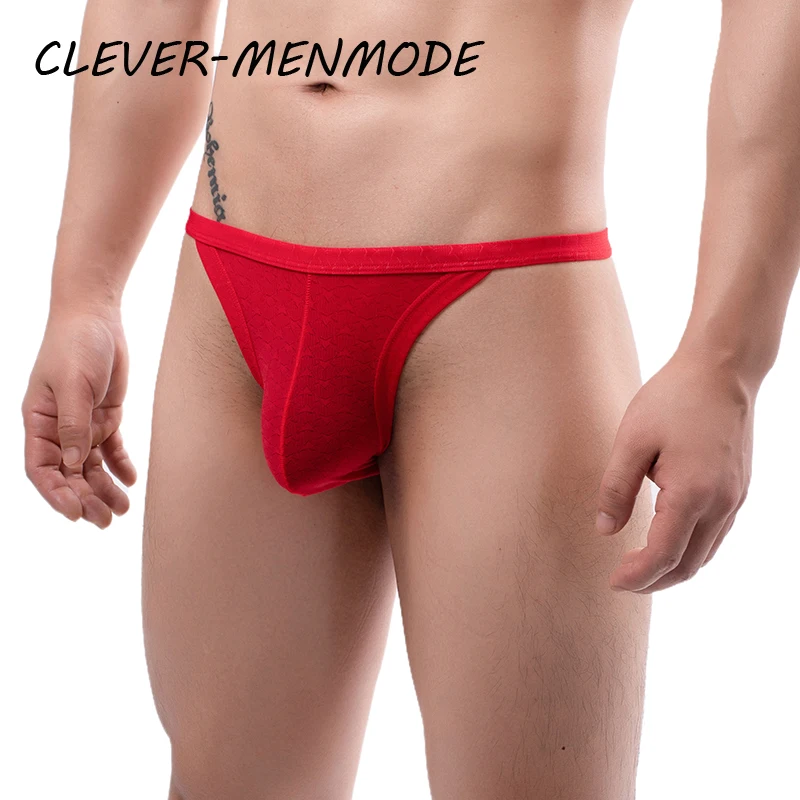 

Men's Sexy Transparent Low Rise Mini Thong Big Bulge Penis Sheath Body Underwear Slim Fitted T-Shaped G String Miniature Tong