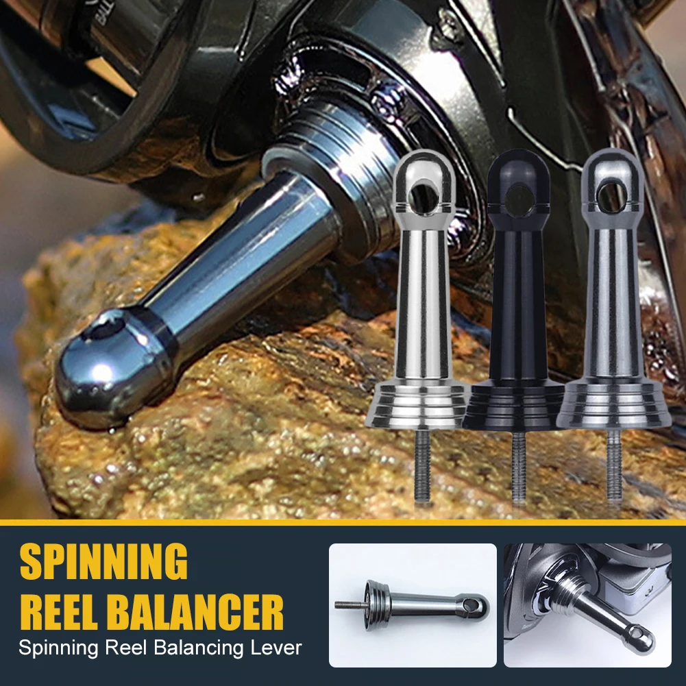Spinning Reel Balancer Lightweight Aluminum Alloy Fishing Reel Balancing Bar Screw-in with Hook Holder Fishing Reel Accessories
Spinning Reel Balancer Lightweight Aluminum Alloy Fishing Reel Balancing Bar Screw-in with Hook Holder Fishing Reel Accessories