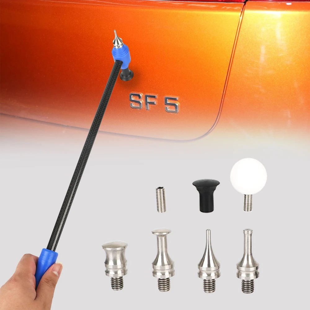 M8 Screw Auto Body Repair Kit Car Accessory Car Dent Repair Tool with Carbon Fiber Handle Titanium Alloy Tapper Hammer
M8 Screw Auto Body Repair Kit Car Accessory Car Dent Repair Tool with Carbon Fiber Handle Titanium Alloy Tapper Hammer