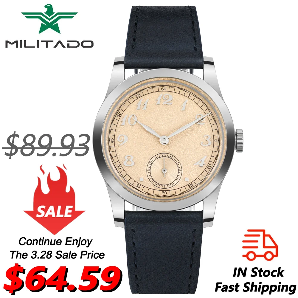 Militado ML01 Quartz Watch VD78 Movement 100m Water Resistance Wristwatch Domed Hardlex Crystal Stainless Steel Business Watches
Militado ML01 Quartz Watch VD78 Movement 100m Water Resistance Wristwatch Domed Hardlex Crystal Stainless Steel Business Watches