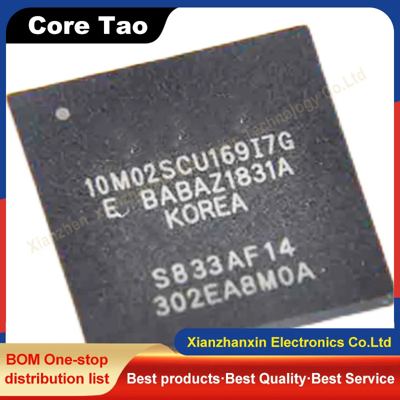 1pcs/lot 10M02SCU169I7G 10M02SCU169C8G 10M02SCU169 I7G C8G UBGA169 Programmable logic IC
1pcs/lot 10M02SCU169I7G 10M02SCU169C8G 10M02SCU169 I7G C8G UBGA169 Programmable logic IC