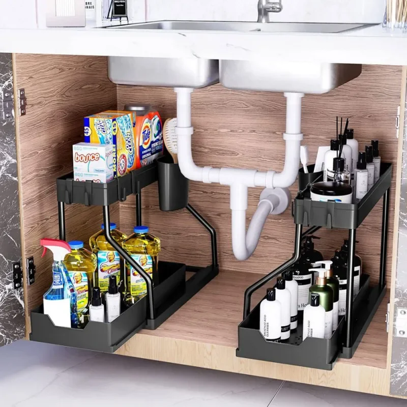 Spice Shelf Under Sink Organizer Drawer Pull Out 2 Tier Multipurpose Rack Cabinet Bathroom Countertop Home Storage Organizer
Spice Shelf Under Sink Organizer Drawer Pull Out 2 Tier Multipurpose Rack Cabinet Bathroom Countertop Home Storage Organizer