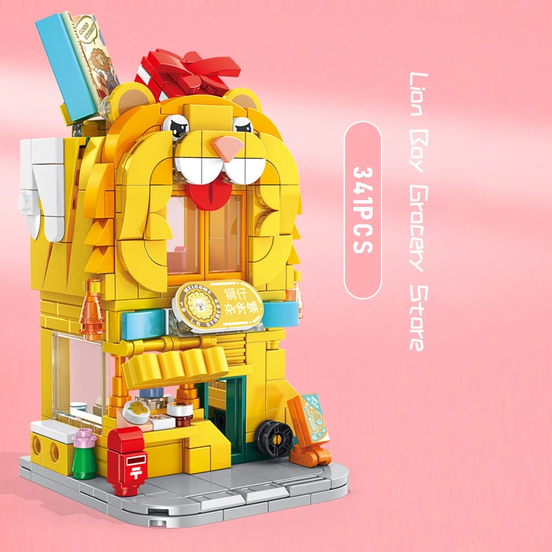 PANLOS City Street Building Blocks View Shop Inbrixx DIY Assembly Model Trendy Small Particle Decorations Toy for Boys Girls
PANLOS City Street Building Blocks View Shop Inbrixx DIY Assembly Model Trendy Small Particle Decorations Toy for Boys Girls