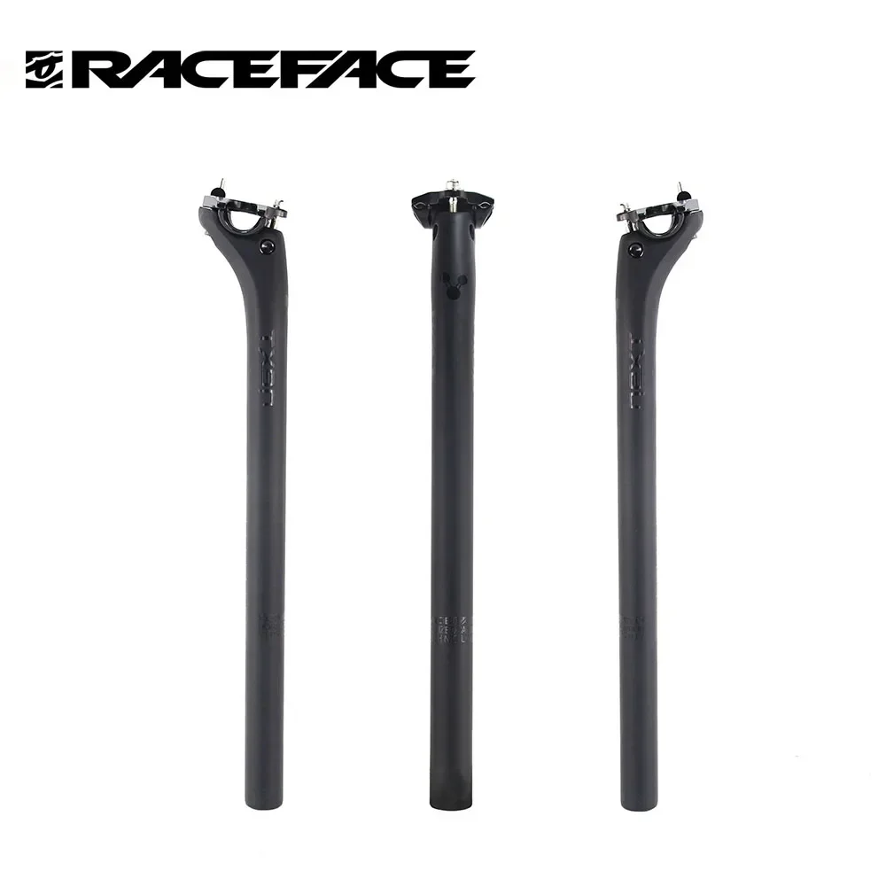 

NEXT Race Face 20mm Black Matte Carbon Seatpost Bicycle MTB Road Mountain Bike Carbon Seat Post Seat Tube 27.2/31.6*350/400 mm