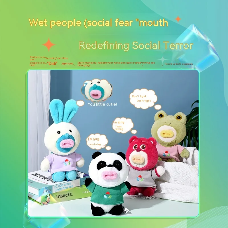 Fun Nest Sausage Mouth Doll Toy Society Fear Mouth Plays Fun Recording For Plush Tide Decompression O-mouth Doll - Melon Frog
Fun Nest Sausage Mouth Doll Toy Society Fear Mouth Plays Fun Recording For Plush Tide Decompression O-mouth Doll - Melon Frog