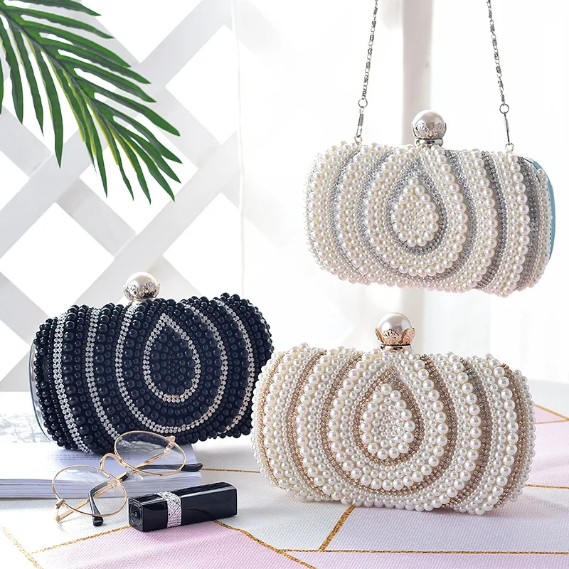 Pearl Evening Bag Elegant Beaded Pearls Graduation Prom Clutch Wedding Brides Gifts Ceremonial Purse Small Bags for Women Party
Pearl Evening Bag Elegant Beaded Pearls Graduation Prom Clutch Wedding Brides Gifts Ceremonial Purse Small Bags for Women Party