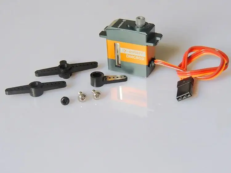 Высокоскоростной цифровой сервопривод K-Power DMC809, 4 кг/0,07 сек, полностью алюминиевая зеркальная фотография, цифровой сервопривод без сердечника для автомобиля
Высокоскоростной цифровой сервопривод K-Power DMC809, 4 кг/0,07 сек, полностью алюминиевая зеркальная фотография, цифровой сервопривод без сердечника для автомобиля