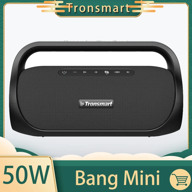 Tronsmart Bang Mini 50W Portable Party Speaker, SoundPulse Audio, Bluetooth 5.3, 15H Playtime, NFC, IPX6 Waterproof
Tronsmart Bang Mini 50W Portable Party Speaker, SoundPulse Audio, Bluetooth 5.3, 15H Playtime, NFC, IPX6 Waterproof