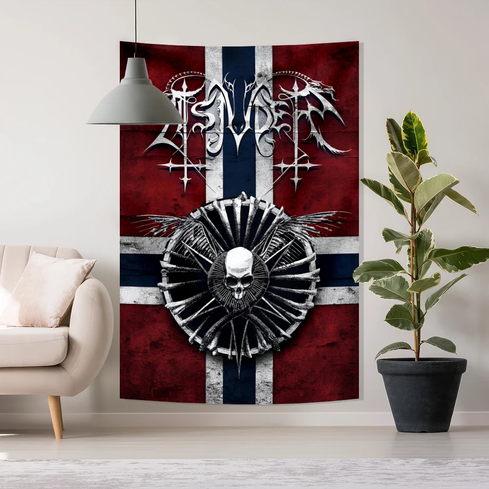 90x150cm Norwegian Band Tapestry Bedroom Organization And Decoration Decoration Wall Home Decoration Wallpaper 
90x150cm Norwegian Band Tapestry Bedroom Organization And Decoration Decoration Wall Home Decoration Wallpaper