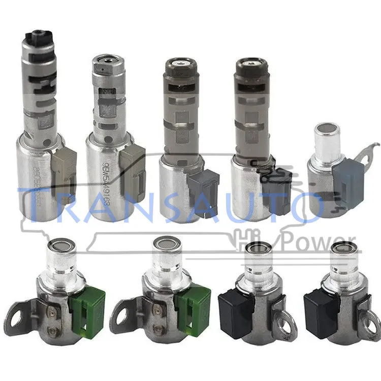 

TB-60NF TB65-SN A960E A960 Auto Transmission Solenoids Kit 9pcs for Toyota Lexus 6-SPEED IS250 GS300 IS300 05up