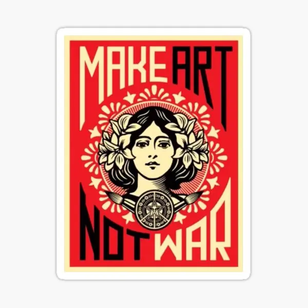 5 шт. наклеек для украшения чемодана Make Art Not War Marianne
5 шт. наклеек для украшения чемодана Make Art Not War Marianne