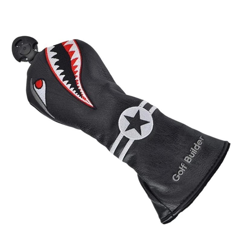2X Shark Golf Club Head Cover For Driver Fairway Wood Hybrid Mallet Blade Putter Leather Golf Clubs Headcovers Protector
2X Shark Golf Club Head Cover For Driver Fairway Wood Hybrid Mallet Blade Putter Leather Golf Clubs Headcovers Protector
