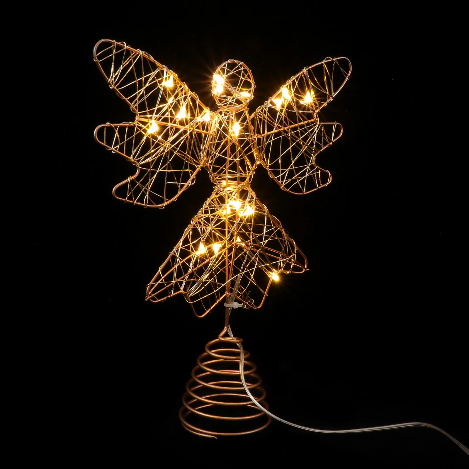 Christmas Tree Topper Tree Topper with LED String Light Glittering Christmas Tree Sparkling for Holiday Xmas Party Supplies
Christmas Tree Topper Tree Topper with LED String Light Glittering Christmas Tree Sparkling for Holiday Xmas Party Supplies