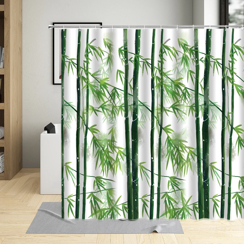 Abstract Spring Green Leaves Bamboo Pattern Shower Curtain Bamboo Pole Printing Pastoral Bathroom Decor Curtains Bath Screens
Abstract Spring Green Leaves Bamboo Pattern Shower Curtain Bamboo Pole Printing Pastoral Bathroom Decor Curtains Bath Screens