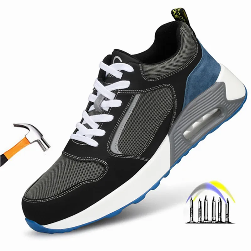 air cushion work shoes with iron toe anti puncture safety shoes for work anti-slip work sneakers for men lightweight work shoes
air cushion work shoes with iron toe anti puncture safety shoes for work anti-slip work sneakers for men lightweight work shoes