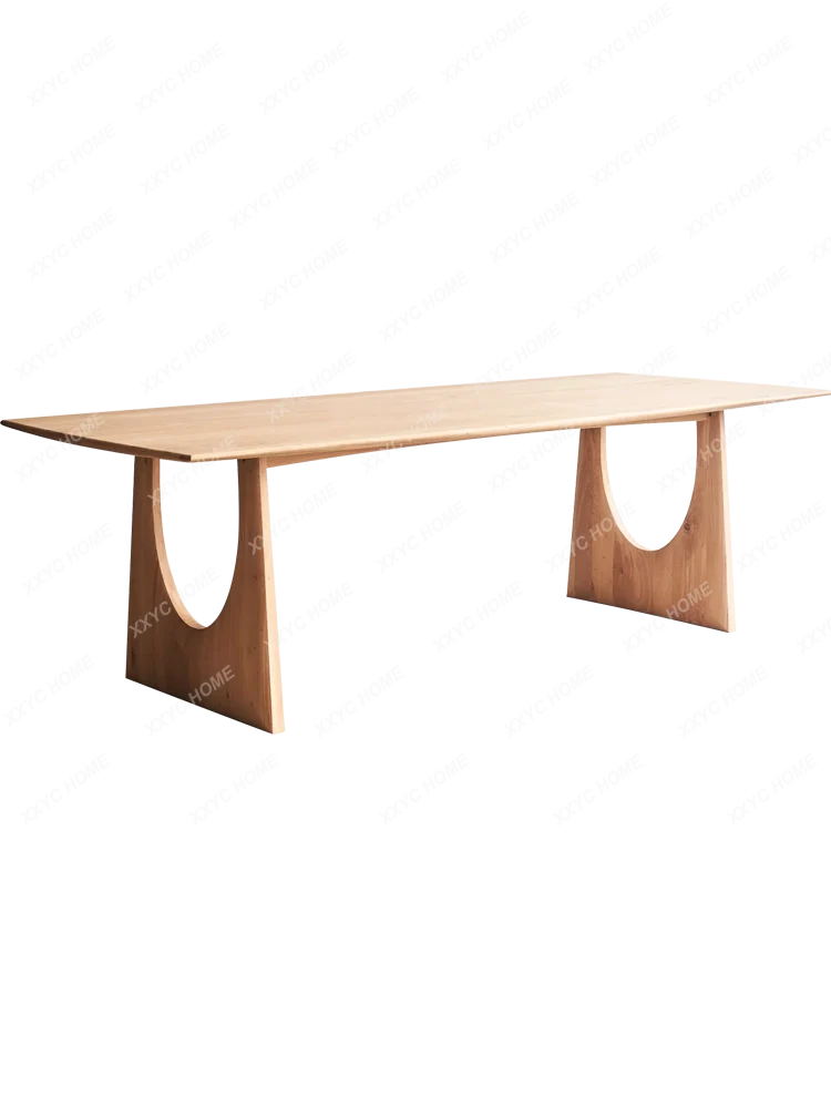 Solid Wood Dining Table Nordic Household Small Apartment Long Table Ash Simple
Solid Wood Dining Table Nordic Household Small Apartment Long Table Ash Simple