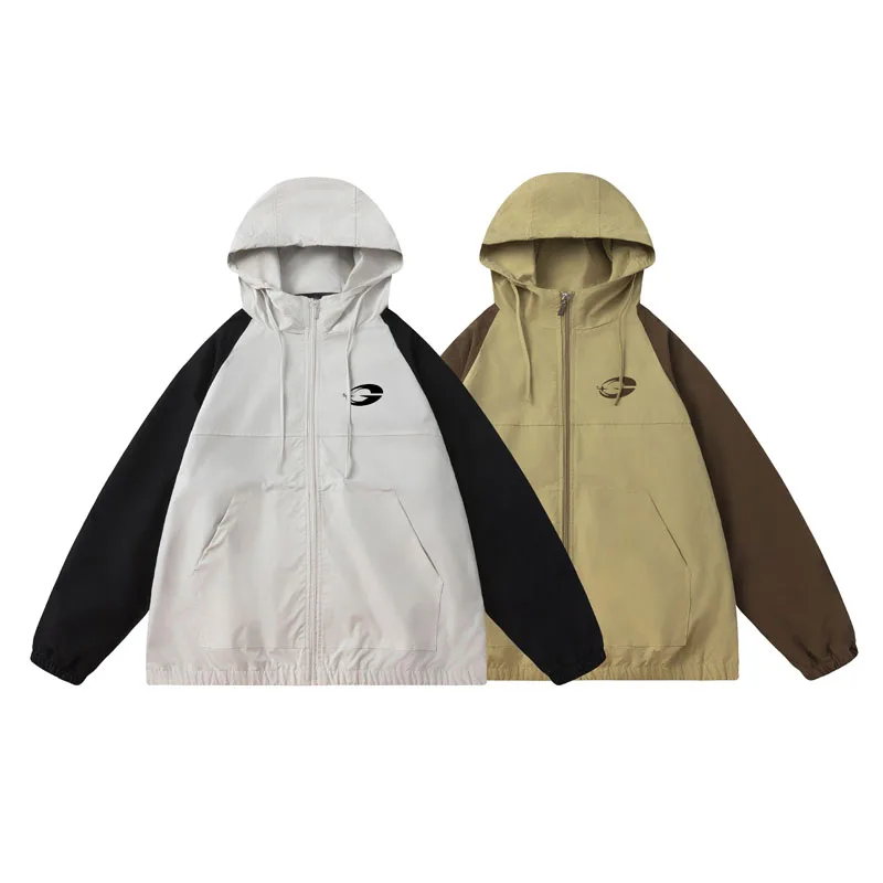 American High Street Jacket Fashion Personality Color Wipe Shoulder Hardshell Functional Overalls for Men Women
American High Street Jacket Fashion Personality Color Wipe Shoulder Hardshell Functional Overalls for Men Women