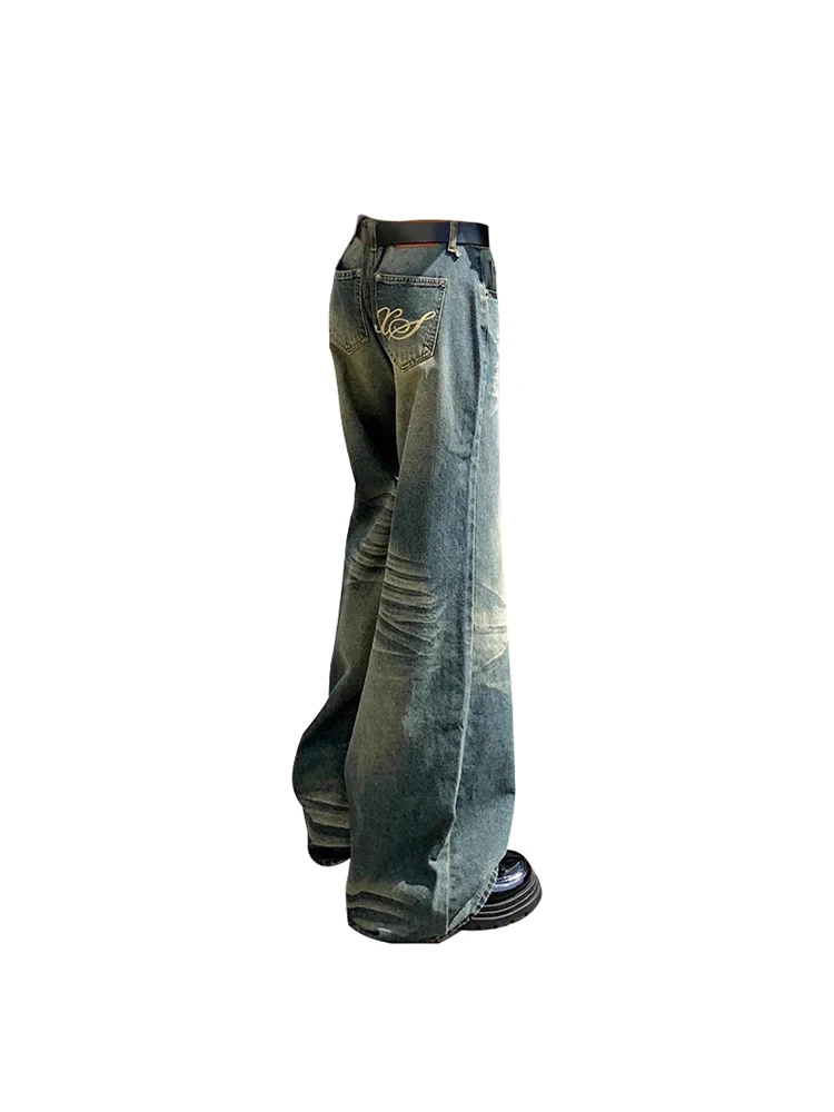 Women's Vintage Blue Jeans Baggy High Waist Denim Trousers 2000s Fashion 90s Korean Y2k Streetwear Wide Leg Pants Clothes 2023
Women's Vintage Blue Jeans Baggy High Waist Denim Trousers 2000s Fashion 90s Korean Y2k Streetwear Wide Leg Pants Clothes 2023