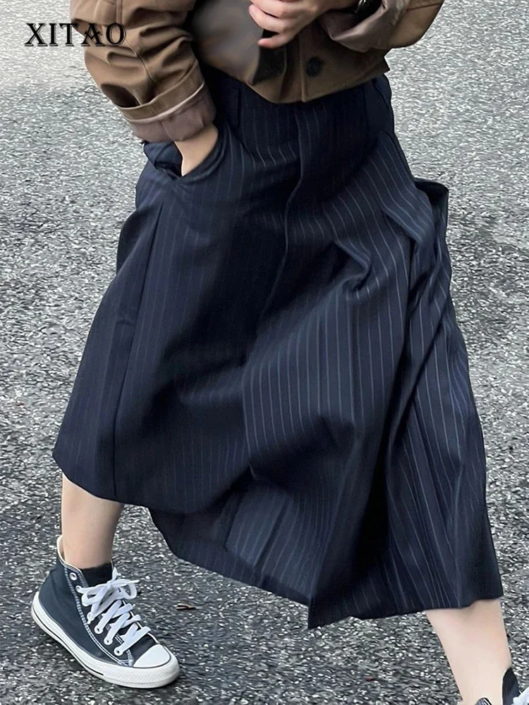 XITAO Vintage Striped Loose Casual Female A-line Skirt Fashion Personality Street All-match 2023 Autumn Women New Skirt DMJ1997
XITAO Vintage Striped Loose Casual Female A-line Skirt Fashion Personality Street All-match 2023 Autumn Women New Skirt DMJ1997