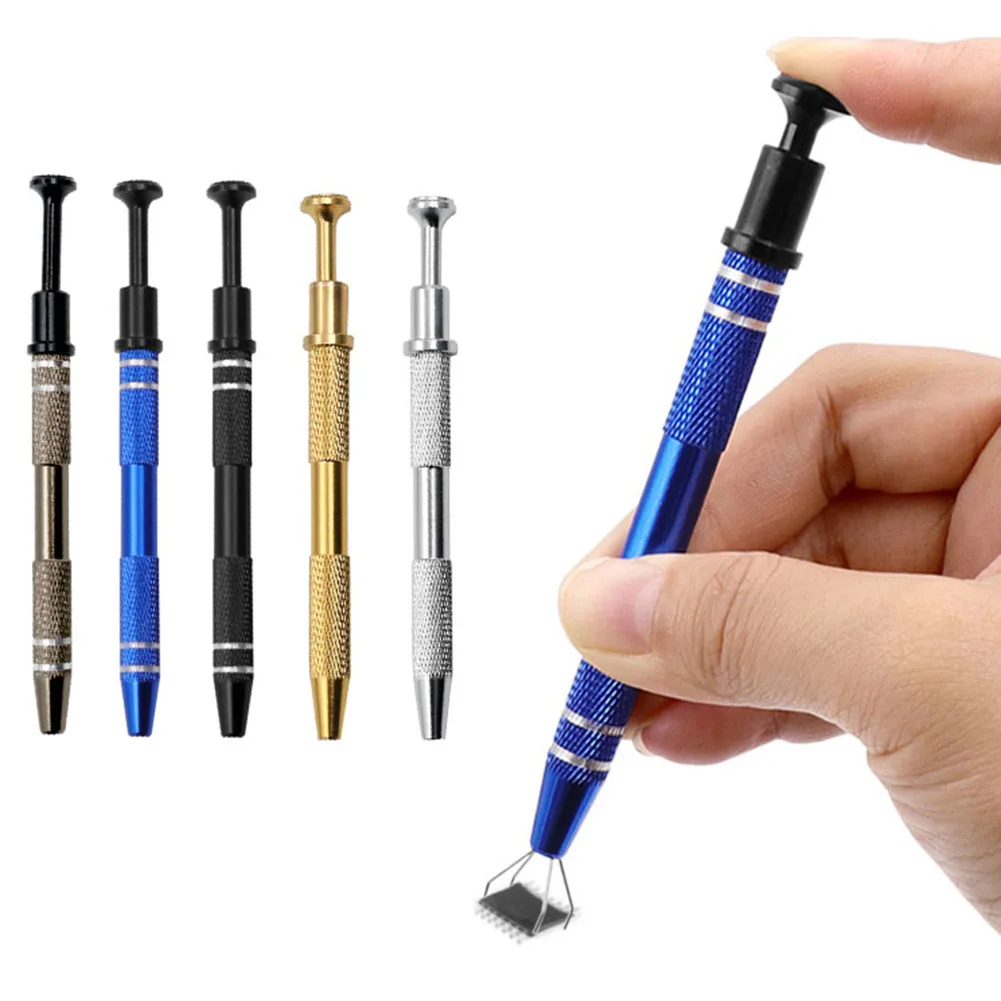 Electronic Component Grabber Four Claw IC BGA Chip Gripper Extractor Screw Picker Pick Up Pen Repairing Hand Tool
Electronic Component Grabber Four Claw IC BGA Chip Gripper Extractor Screw Picker Pick Up Pen Repairing Hand Tool