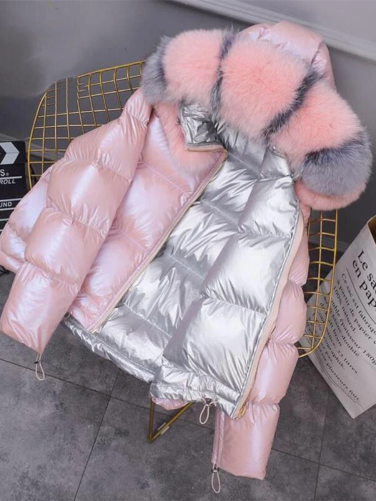 Natural Fox Fur Collar 2023 Winter Jacket Women Loose Short Down Coat White Duck Down Jacket Thick Warm Down Parka
Natural Fox Fur Collar 2023 Winter Jacket Women Loose Short Down Coat White Duck Down Jacket Thick Warm Down Parka
