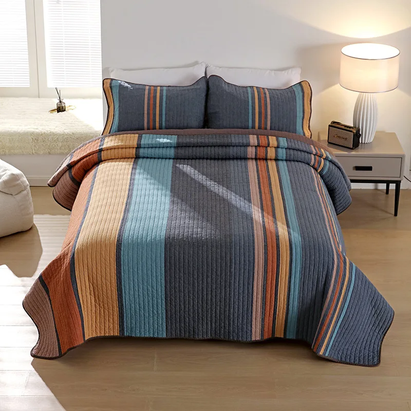 Cotton breathable quilt bedspread Modern minimalist bed three piece set Summer cool quilt bed set cotton bedding
Cotton breathable quilt bedspread Modern minimalist bed three piece set Summer cool quilt bed set cotton bedding