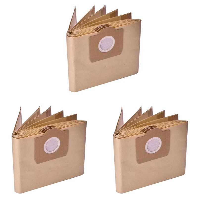 30 Pack 6.959-130.0 Paper Filter Dust Bag A 2201/2204/2504 For Karcher WD3 WD3P Wet & Dry Vacuum Cleaner Replacement
30 Pack 6.959-130.0 Paper Filter Dust Bag A 2201/2204/2504 For Karcher WD3 WD3P Wet & Dry Vacuum Cleaner Replacement