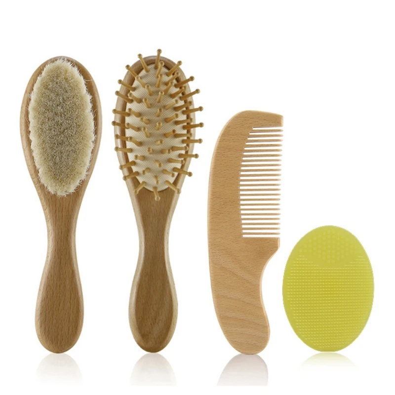 1 Set Natural Wool Baby Hair Brush Wooden Comb Newborn Head Massage Comb Portable Silicone Bath Hair Brush Baby Hair Care Stuff
1 Set Natural Wool Baby Hair Brush Wooden Comb Newborn Head Massage Comb Portable Silicone Bath Hair Brush Baby Hair Care Stuff