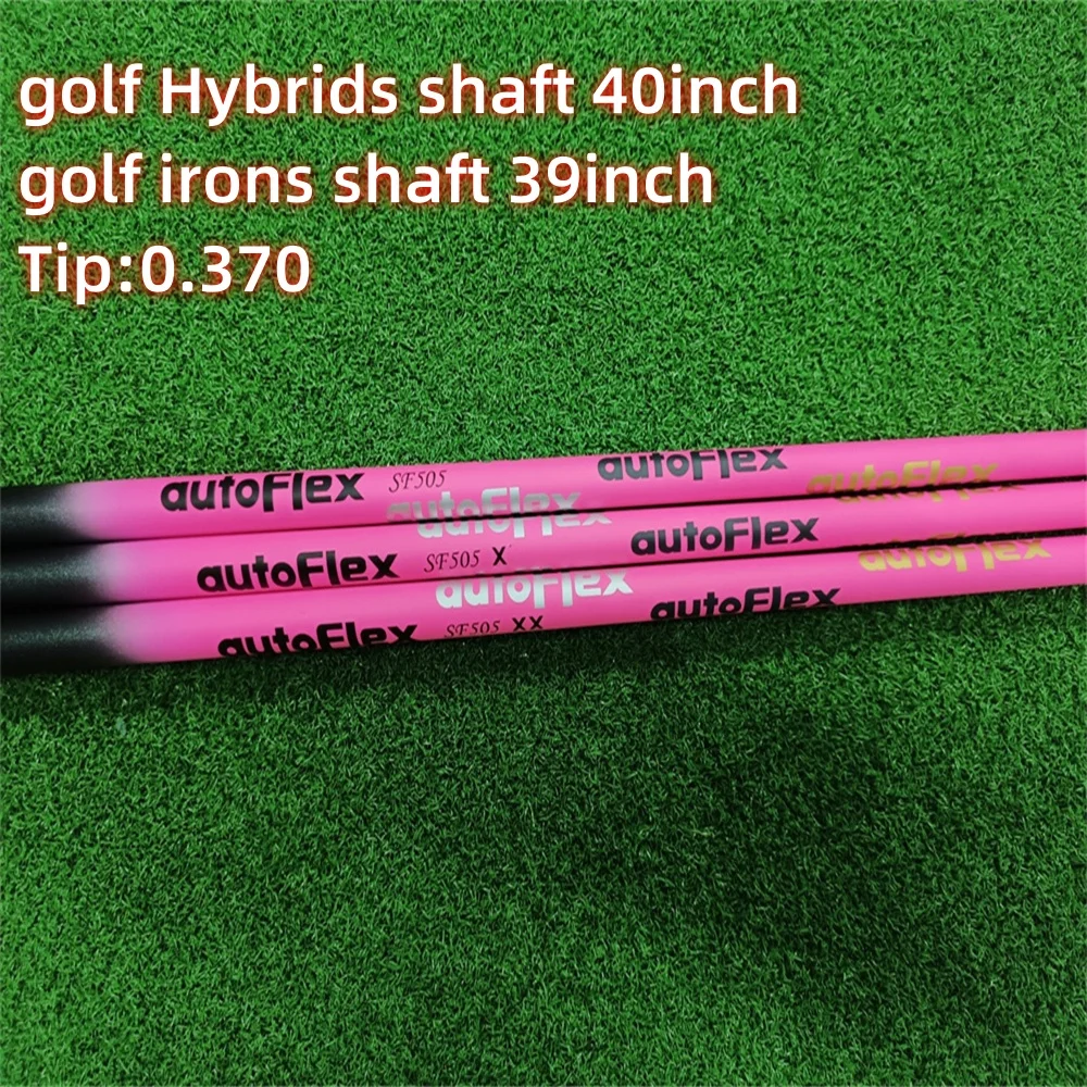 

New Golf irons Shaft pink Au-to-flex SF505 / SF505x / SF505xx Flex Graphite irons/Hybrids Shaft Golf Shaft "39"