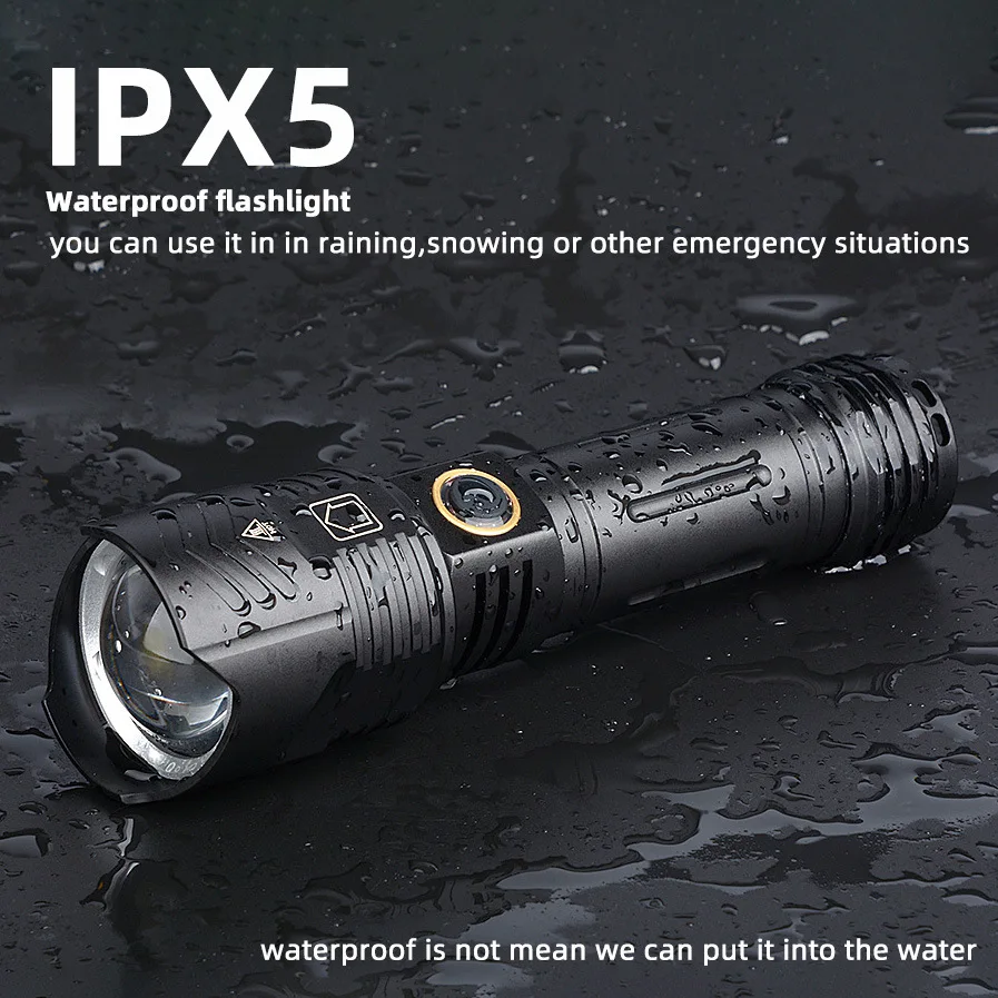 9900000000LM XHP360 Super XHP220 Powerful Led Flashlight High Power Torch Light Rechargeable Tactical Flashlights Camping Lamp
9900000000LM XHP360 Super XHP220 Powerful Led Flashlight High Power Torch Light Rechargeable Tactical Flashlights Camping Lamp