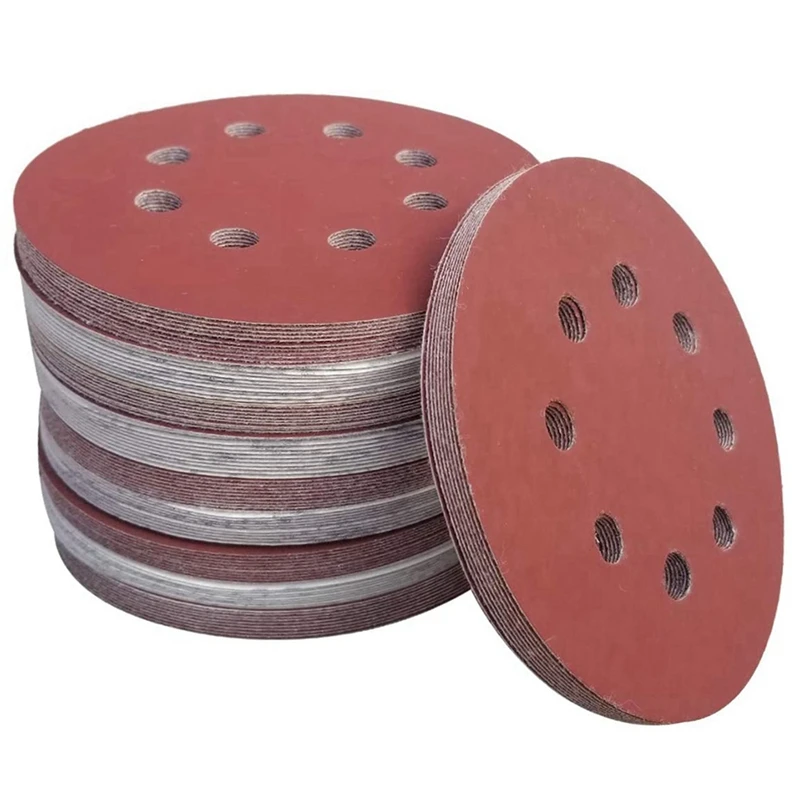 300 PCS 5 Inch 8 Holes Hook And Loop Sanding Disc Sandpaper, 60 Pcs Each Of 600 800 1000 1500 2000 Grits Sand Paper
300 PCS 5 Inch 8 Holes Hook And Loop Sanding Disc Sandpaper, 60 Pcs Each Of 600 800 1000 1500 2000 Grits Sand Paper