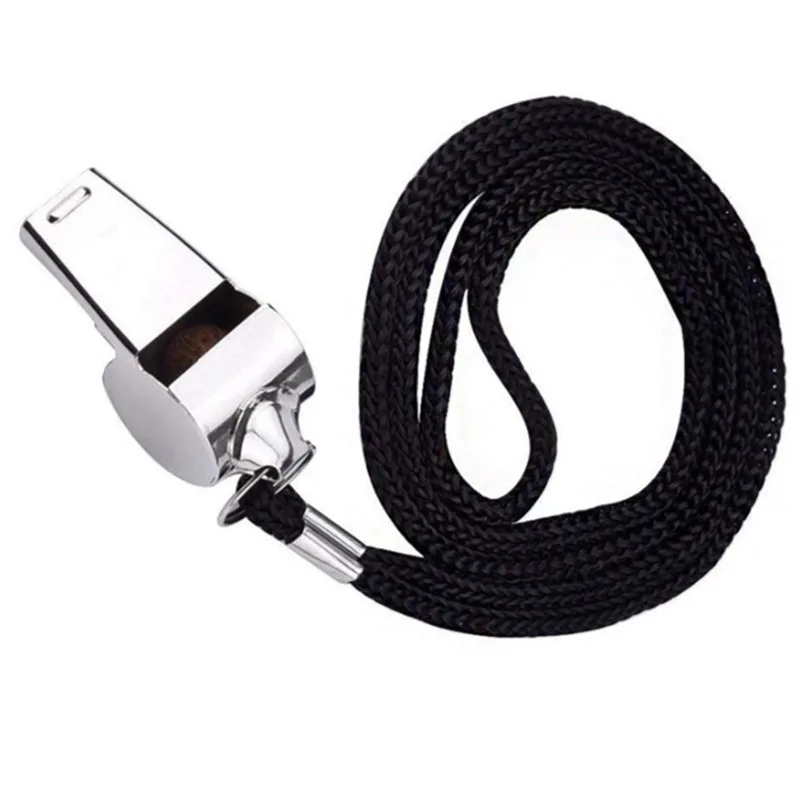 

Stainless Steel Whistle First Aid Whistle Pro Soccer Football Basketball Hockey Baseball Sports Referee Whistle Survival Outdoor